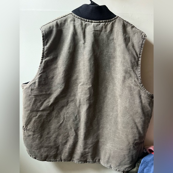 Vintage Men’s Carhartt Vest - Green / Grey - Sz XXL - Picture 4 of 5
